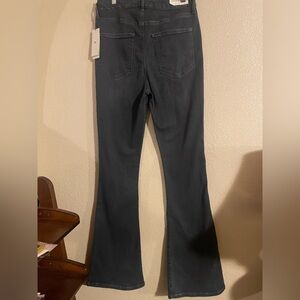 7 For All Mankind Charcoal Flare Jeans